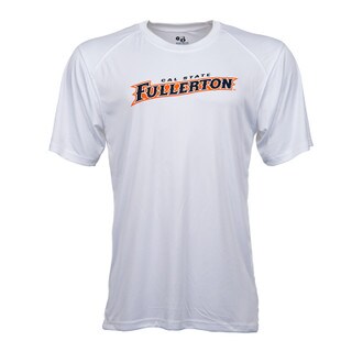 Badger Cal State Fullerton Pro Forma Tee - White